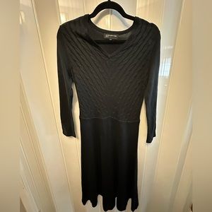 Jones New York black sweater dress size S